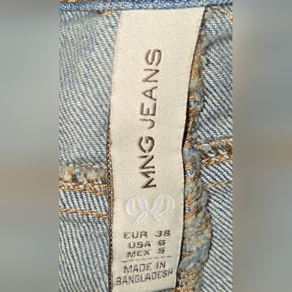 MNG Distressed Denim Women's Shorts - Picture 3 of 4